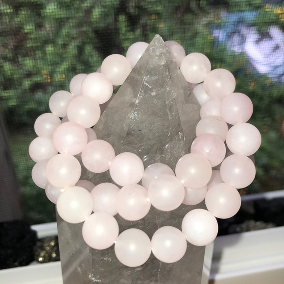 • I love you • Rose Quartz bracelet - Picture 5 of 6